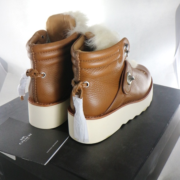 New COACH Women's Urban Hiker Boots Sz 5.5 US Women - Picture 4 of 8